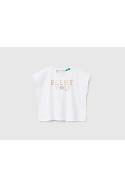 United Colors of Benetton Printed Short-Sleeve Top