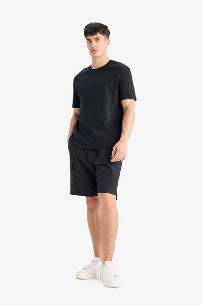 DeFacto Regular Fit Crew Neck Basic Plain Short Sleeve T-Shirt E7961Ax25Au