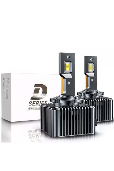 SOARE Set de 2 becuri auto LED cu xenon D1S, 35W, 10000lm, 6500K, SOARE®
