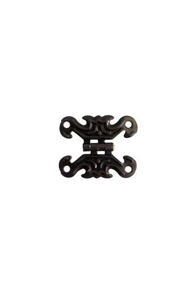 DSYapıAksesuar Butterfly Backgammon Hinge Furniture Box Hinge (Bronze) (4 Pcs) (Width: 3cm Length: 2cm)