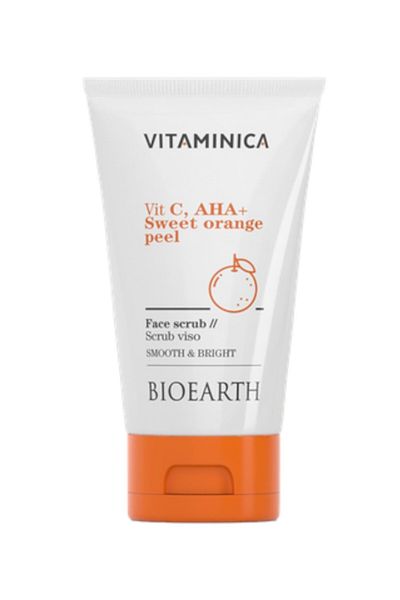 Bioearth Facial exfoliant with vitamin C and AHA, 150ml - Vitaminica