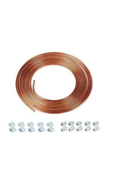 YLOTECH Kit brake pipe COPPER 5M + connectors/fittings - YLOTECH®