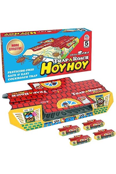 Hoy عبوة من 5 قطع من طارد الحشرات "تراب-أ-روش" متعدد الألوان