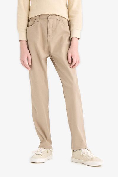DeFacto Boy's Straight Leg Gabardine Trousers U3254A625Au
