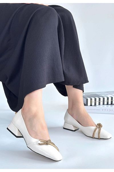 MFR E-Ticaret Estay Ten Patent Leather Heeled Shoes