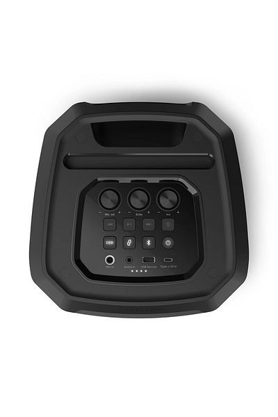 Philips مكبر صوت حفلات بلوتوث TAX2208 بقوة 30 واط RMS مع بطارية قابلة لإعادة الشحن مدمجة