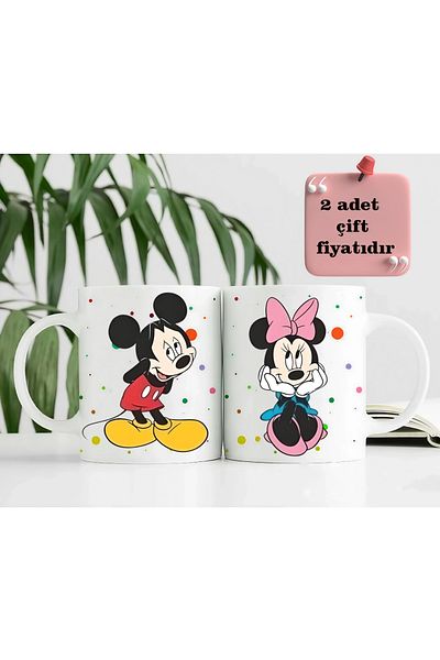 RHG Art 2-Piece Couple Lover Mug Cup Coffee Tea Cup 2 Pcs