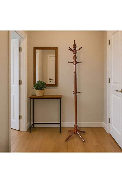 Just Home Tornalı Askılık - Ceviz - 174 cm