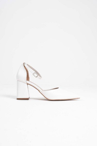 MarjinalTrendim Doren White Skin Women's Heeled Shoes