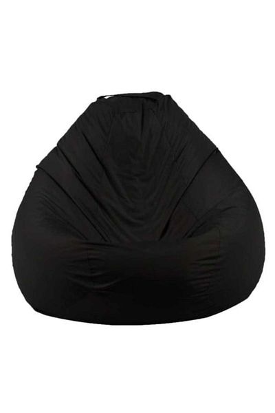 Pufrelax Fotoliu puf Nirvana Gigant, material impermeabil - negru