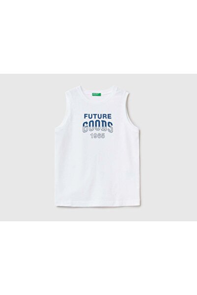 United Colors of Benetton Text-Print T-Shirt