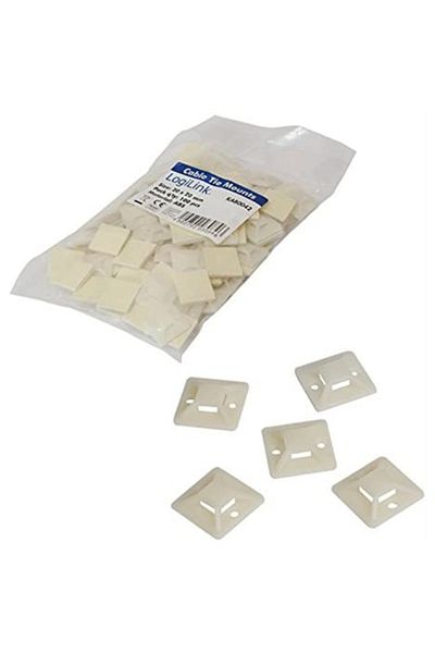 LogiLink Zestawienie przewiązań kablowych 20x20 mm KAB0042
