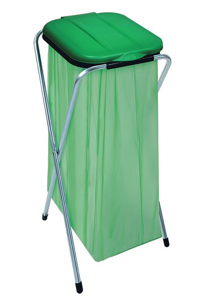 Artex Support for selective collection, garbage bags 20L-120L ECOFIX 1, cm 36 x 42 x 78-h, green