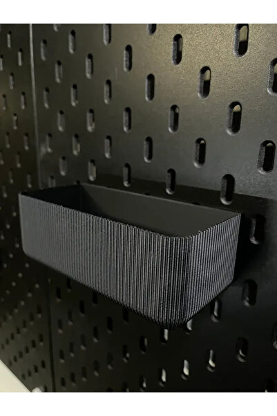 fly3d Skadis Pano Organizer Kutu Siyah 140x65x49 - Skadis Çok Amaçlı Pano Par...