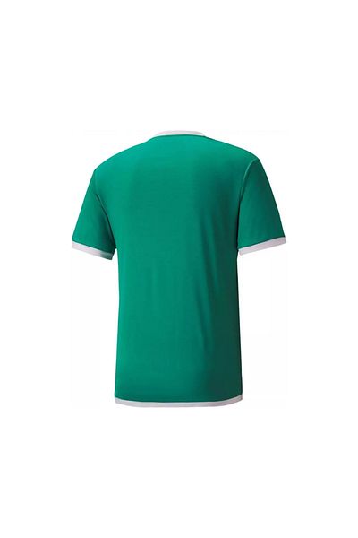 Puma Μπλουζάκι με στρογγυλή λαιμόκοψη από μαλακό υφασμάτινο αναπνεύσιμο ύφασμα Πολύχρωμο μπλουζάκι Τζέρσεϊ