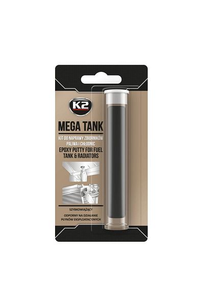 K2 Plasticine type adhesive for plastic tanks MEGA TANK 28gr.