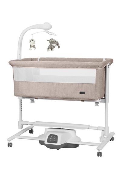 Carrello Pătuț de pat și balansoar Bloom Cream Beige CRL-10304 3 în 1