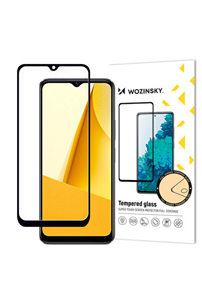 WOZINSKY Sticlă securizată 9H pentru Vivo Y16 / Y02s ecran complet cu ramă, n...