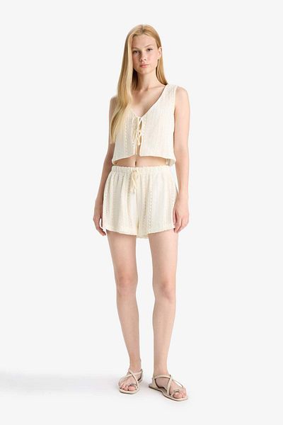 DeFacto Cool Knitwear Look Short F6262Ax25Hs