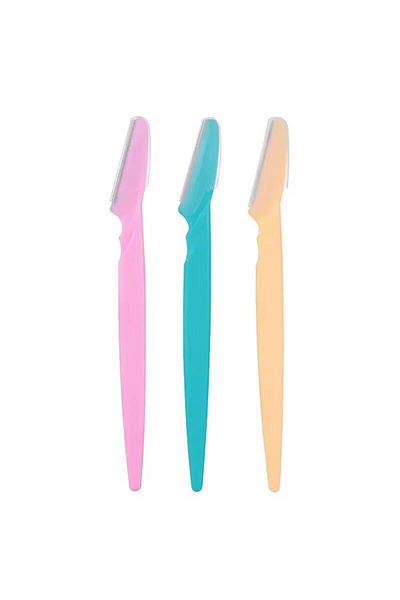 Anıl Gel Polish Face Razor and Eyebrow Razor - Women's Razor Hair Removal Set of 3 - 3 Precision Area Razors
