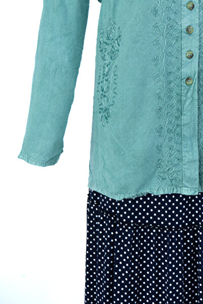 Oppland Women's Blouse Shile Cloth 100% Pure Silk Woven Fabric Modern Model Very Light and Cool Keeps Comfortable