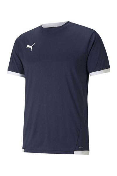 Puma Μπλουζάκι με στρογγυλή λαιμόκοψη από μαλακό υφασμάτινο αναπνεύσιμο ύφασμα Πολύχρωμο μπλουζάκι Τζέρσεϊ