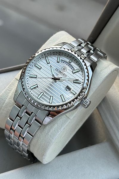 Homies Men's Wrist Watch with Day and Calendar Display Original Gift Box and Bracelet with Gift.Hm27080S01