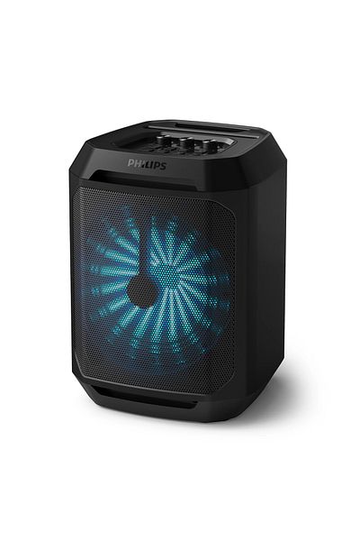 Philips مكبر صوت حفلات بلوتوث TAX2208 بقوة 30 واط RMS مع بطارية قابلة لإعادة الشحن مدمجة