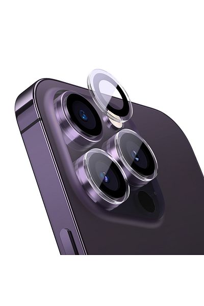 Baseus Szkło hartowane ochronne na aparat do iPhone 14 Pro / 14 Pro Max + zestaw montażowy