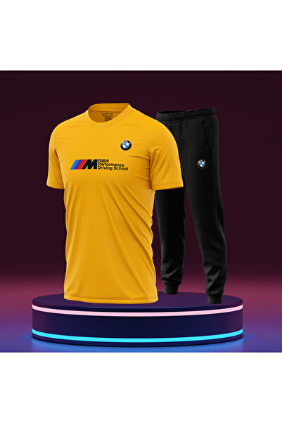 Bulvar Lee Ανδρικό σετ αθλητικής φόρμας BMW με τύπωμα με λαιμόκοψη / Αυτοκίνητο