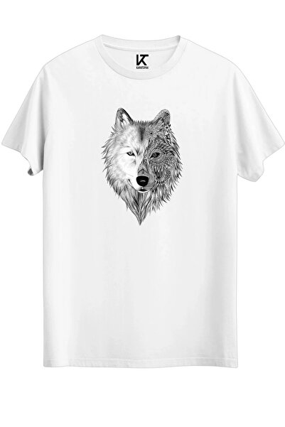 Karatopak Μπλουζάκι με στάμπα Wolf Oversize