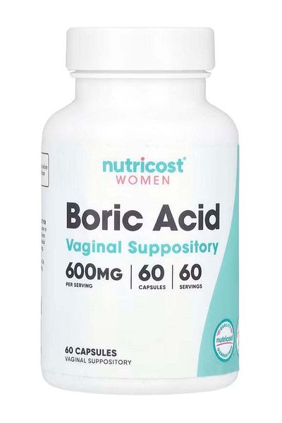 Nutricost Boric Acid 600 mg, 60 Capsules