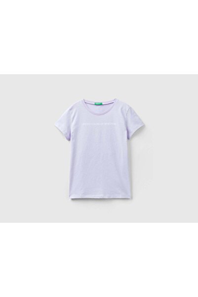 United Colors of Benetton تي شيرت أطفالي بأكمام قصيرة مصنوع من القطن بنسبة 10...
