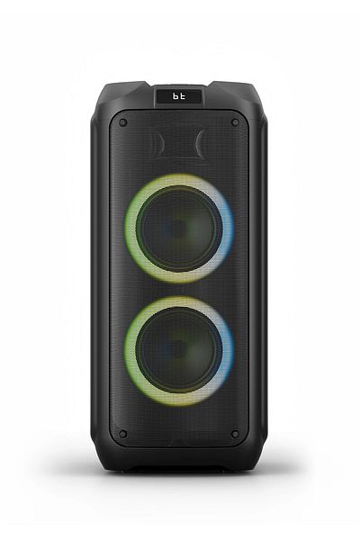 Philips TAX4509 مكبر صوت حفلات بلوتوث 60 واط RMS، DBB bass boost 10 أوضاع إضاءة RGB وظيفة التسجيل