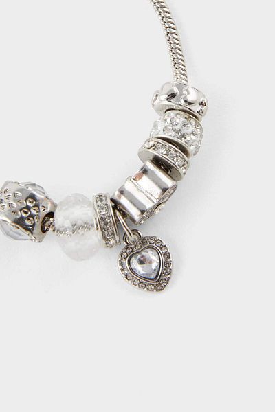 DeFacto Women's Charm Silver Bracelet F6220Axns