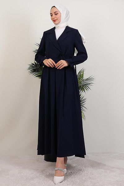 GİYZAMİLA Benay Double Suit Navy Blue
