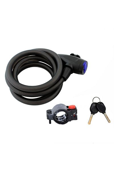 Aptel Bicycle lock, 150 cm, black