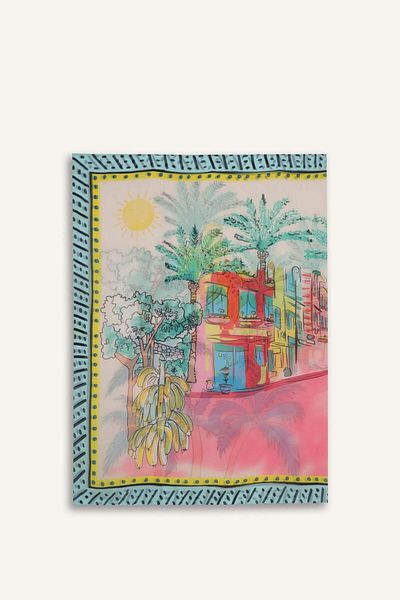 DeFacto Regular Fit Tropical Pattern Chiffon Pareo-Fall in Love E8219Ax25Hs