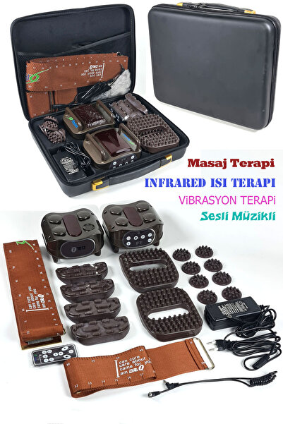 Binbirreyon Vibrasyonlu Masaj Aleti Kemerli Isı ve Masaj Terapi Cihazı Çantal...
