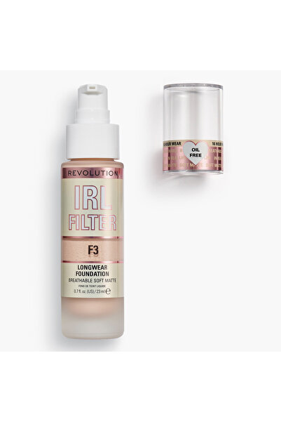 MAKEUP REVOLUTION كريم أساس ميك أب ريفولوشن IRL Filter Longwear