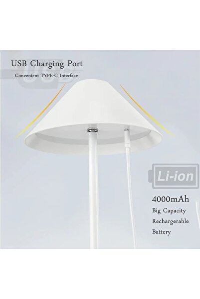 Tescomak Rechargeable touch LED table lamp, 3 white color temperatures