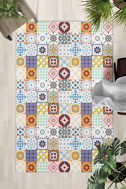 Monnhein Kaymaz Taban Yıkanabilir Halı – Mutfak, Salon, Yatak Odası için Mode...