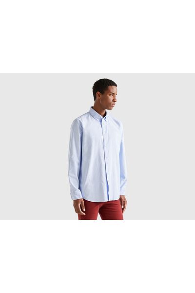 United Colors of Benetton Men's Slim Fit Button-Up Shirt