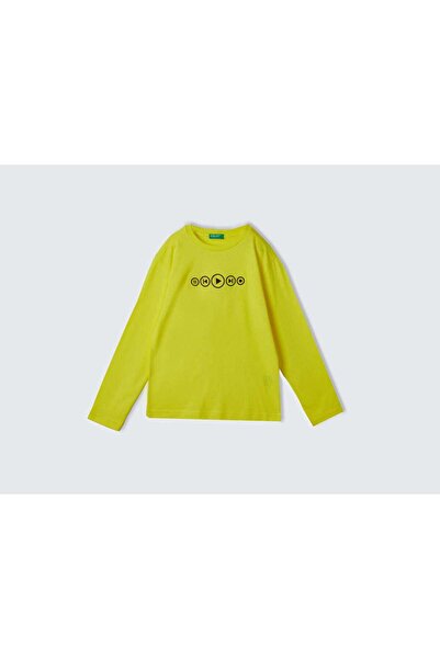United Colors of Benetton Printed T-Shirt with Design for Kids
