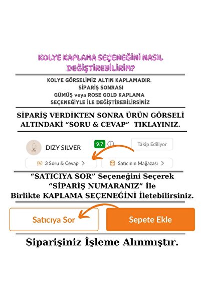 DIZY SILVER 925 Ayar Gümüş Yelpaze Kolye, Altın Kaplama, Zarif Çiçek Detaylı Japon Stil Tasarım