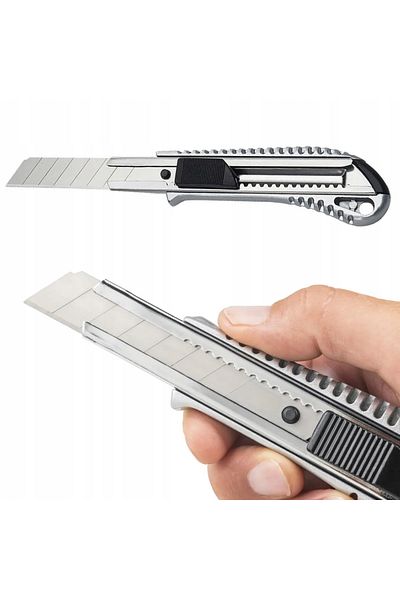 Rosfix 10x Nożyk do tapet aluminiowy