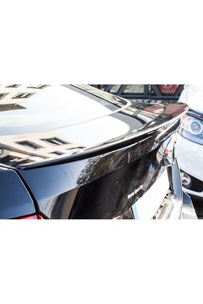 DELUXETUNING Trunk Spoiler compatible with BMW X6 E71 2007-2014 Design, glossy black