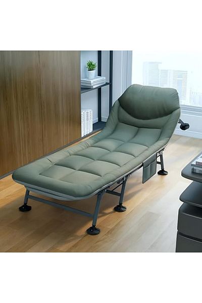 Hexar ® Premium Camping Cot Comfortable Folding Bed 160 KG Capacity 8 Legs Portable Bed 6 Angle Luxu