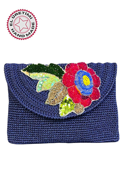 Uretti - Necla 1824 5631 Ручна робота з макроме, квітковий мотив, бісер, детальна обробка, клатч-сумочка / La