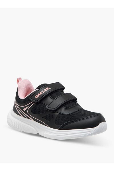 Oaklan by Shoexpress Logo Print Sports Shoes with Hook and Loop Closure